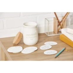 Pearhead Ceramic Gratitude Token Jar - White 8 Pearhead Ceramic Gratitude Token Jar - White -Children Products Store GUEST da9f3ea7 8cda 4a38 9329 48f2da693511