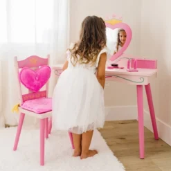 Princess Vanity Table And Chair Set - WildKin -Children Products Store GUEST dabd872e 2dfd 4f68 8dcb c29a800ce6f6