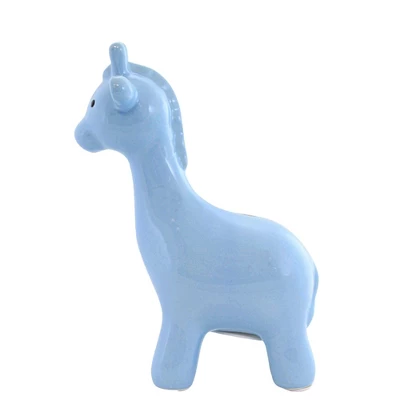Bank Blue Large Giraffe - One Giraffe Bank 9.5 Inches - Money Saving - 3562Bl - Ceramic - Blue 3 Bank Blue Large Giraffe - One Giraffe Bank 9.5 Inches - Money Saving - 3562Bl - Ceramic - Blue