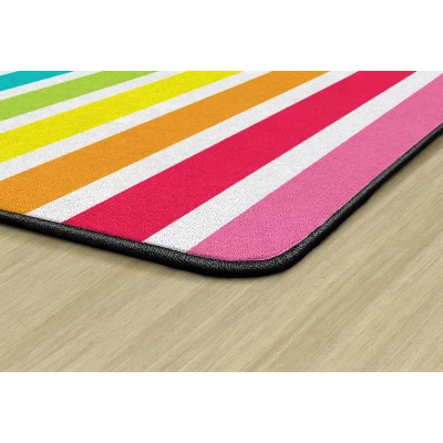 Flagship Carpets Hello Sunshine Striped Area Rug 7 Flagship Carpets Hello Sunshine Striped Area Rug - Image 5