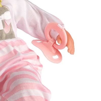 JC Toys Berenguer Boutique 10 Piece Gift Set Pink 15" Realistic Soft Body Baby Doll - Open/Close Eyes 5 JC Toys Berenguer Boutique 10 Piece Gift Set Pink 15" Realistic Soft Body Baby Doll - Open/Close Eyes - Image 3