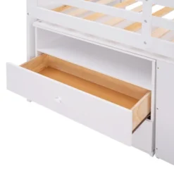 Twin Size Low Loft Bed With Storage Steps And Portable Desk-ModernLuxe -Children Products Store GUEST dc938374 0be3 4da4 b9f4 0b7e6971f465