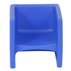 Children's Factory CF910-009 Flexible Seating Toddler Kids Cube Chair Classroom Furniture For Daycare, Playroom, And Homeschool, Blue