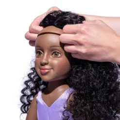 I'M A GIRLY Jasmine 18" Fashion Doll With Brunette Curly Interchangeable Wig To Style 11 I'M A GIRLY Jasmine 18" Fashion Doll With Brunette Curly Interchangeable Wig To Style -Children Products Store GUEST dde701d1 9e02 4f12 9f92 e491cfa6ba03