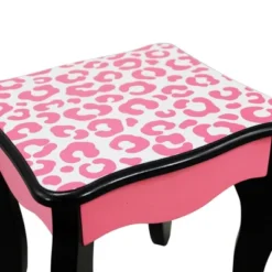 Fashion Leopard Prints Gisele Play Wooden Vanity Set Pink / Black - Teamson Kids 17 Fashion Leopard Prints Gisele Play Wooden Vanity Set Pink / Black - Teamson Kids -Children Products Store GUEST dfa43ade 0f84 44ad bba6 3fabb6c32e9f