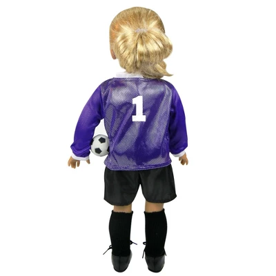 Sophia’s Doll Soccer Outfit 6-Piece Set With Ball For 18" Dolls 4 Sophia’s Doll Soccer Outfit 6-Piece Set With Ball For 18" Dolls - Image 2