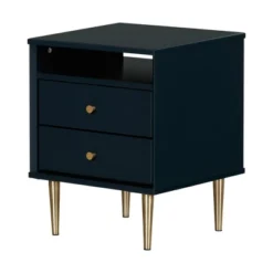 Dylane 2-Drawer Nightstand Navy - South Shore -Children Products Store GUEST e5f7f51a 715f 44df b62e c240e99d2b1a