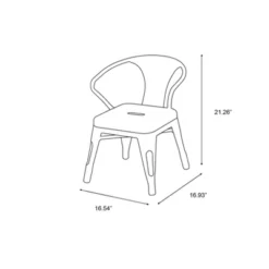 Set Of 2 Harper & Hudson Kids' Metal Activity Chairs - ACEssentials -Children Products Store GUEST e7185e2c 790c 4477 ab1f bdc95d67ad72