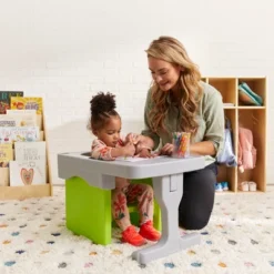 ECR4Kids Tri-Me Cube Chair Desk, Kids Furniture, Light Grey -Children Products Store GUEST e90c6034 ee50 4591 8dea 4356d898265d