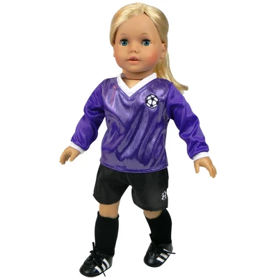 Sophia’s Doll Soccer Outfit 6-Piece Set With Ball For 18" Dolls 5 Sophia’s Doll Soccer Outfit 6-Piece Set With Ball For 18" Dolls - Image 3