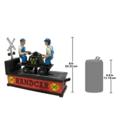 Design Toscano Railroad Handcar Collectors' Die Cast Iron Mechanical Coin Bank 9 Design Toscano Railroad Handcar Collectors' Die Cast Iron Mechanical Coin Bank -Children Products Store GUEST e96e9e39 82cf 4c76 809a 6b4a9ee6cf39