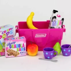Sophia’s Cooler, Mugs And Grocery Food Set For 18'' Dolls, Hot Pink -Children Products Store GUEST eb35b898 4f8e 4c32 80b1 d89171c0432f