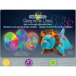 Sleeptime Lite Dinosaur Plush LED Nightlight Blue - Pillow Pets -Children Products Store GUEST ec1e0b2a d02a 4cc0 b201 94497dad8190
