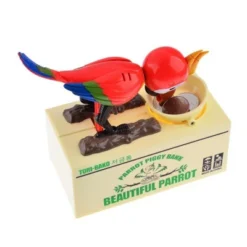 Insten Parrot Piggy Bank Robotic Coin Munching Toy Money Box, Red, 6.6x6.5 Inches 12 Insten Parrot Piggy Bank Robotic Coin Munching Toy Money Box, Red, 6.6x6.5 Inches -Children Products Store GUEST ec30c160 b7c2 4e4d 8e3a ce407fbb3c9c