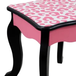 Fashion Leopard Prints Gisele Play Wooden Vanity Set Pink / Black - Teamson Kids 18 Fashion Leopard Prints Gisele Play Wooden Vanity Set Pink / Black - Teamson Kids -Children Products Store GUEST f050d564 4cd2 4618 9bbe dede3daf9263