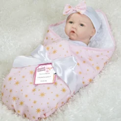 Paradise Galleries Reborn Baby Doll In Silicone-like Vinyl, 19 Inch Newborn Girl Baby Bundles: Born To Sparkle, 7-Piece Ensemble -Children Products Store GUEST f1511ceb d161 437d a45b 46c2d05c5596