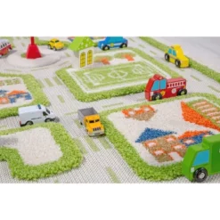 31.5"x44.5" Traffic Green 3D Play Rug - IVI -Children Products Store GUEST f164efd8 3509 43fe a860 0a7cabb2dd11
