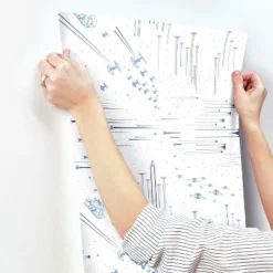 Star Wars: Galactic Battles Peel And Stick Wallpaper - RoomMates -Children Products Store GUEST f6496877 7965 4b4c 99cc fad69838bb87