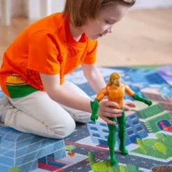 KC CUBS | Justice League Boy & Girl Kids Metropolis City Road Car Vehicle Traffic Educational Learning & Game Nursery Classroom Rug -Children Products Store GUEST f785209e a6f8 4907 bfea 7b1f113ae55e