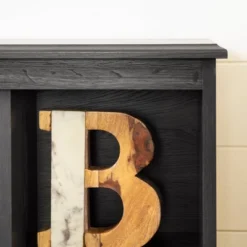 Twin Zach Bookcase Headboard Gray Oak - South Shore 11 Twin Zach Bookcase Headboard Gray Oak - South Shore -Children Products Store GUEST fa762153 b4fe 4b66 a5a4 9881f8328b07