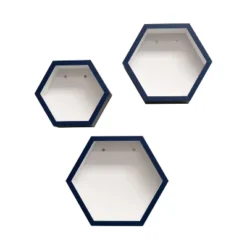 8" X 10" X 12" Set Of 3 Hexagon Shelves For Kids' Room - InPlace 16 8" X 10" X 12" Set Of 3 Hexagon Shelves For Kids' Room - InPlace -Children Products Store GUEST ffd6b925 e70e 4303 8d63 78675ef0a395